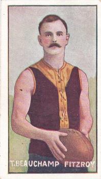 1906-07 Sniders & Abrahams Australian Footballers - Victorian League Players Series C #NNO Tammy Beauchamp Front